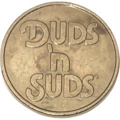 Laundry Token - Duds ‘n Suds Des Moines, Iowa
