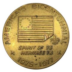 Medal - Spirit of 76` Heritage Betsy Ross flag