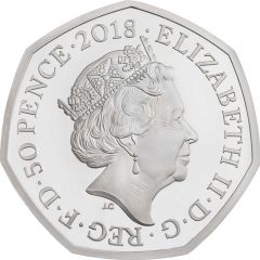 50 Pence - Elizabeth II Paddington at the Station, Silver Proof