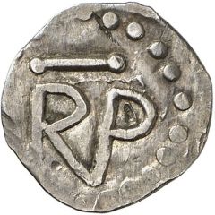 Denier - Pepin the Short Saint Gaugericus abbey of Cambrai