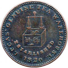 Farthing Staffordshire - Lucas' Genuine Tea Warehouse