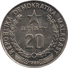 20 Ariary motto A