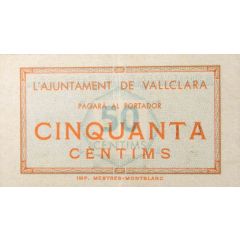 50 Céntimos Vallclara