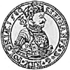 Dwutalar litewski - Stefan Batory Wilno mint