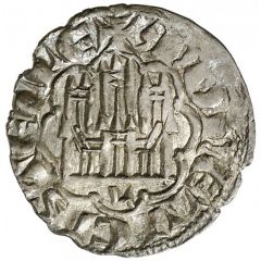 Dinero `2nd Granada war` - Alfonso X Leon