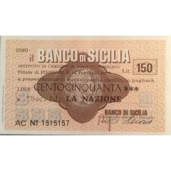 150 Lire Banco di Sicilia