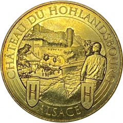 Jeton touristique - Monnaie de Paris - Chateau du Hohlandsbourg