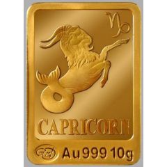 10 Grams Gold Zodiac signs - Capricorn