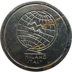 Token - MMC Milano Italy 3 spaced grooves