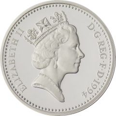 1 Pound - Elizabeth II Scottish Lion, Silver Proof