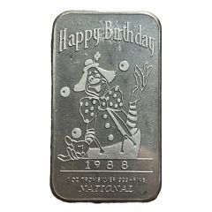 1 Oz Silver - National Refiners Assayers Happy Birthday