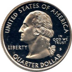 1/4 Dollar `Washington Quarter` Pennsylvania
