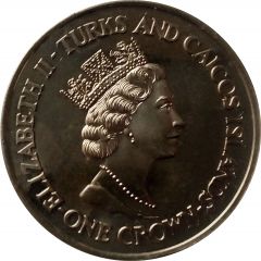 1 Crown - Elizabeth II Royal Wedding - Prince Charles