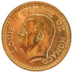 500 francs - Louis II essai cupro-aluminium doré
