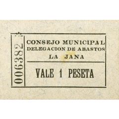 1 Peseta La Jana