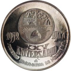 Medal - 2 Reales Replica Mexico Numismatic Society