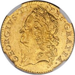 1/2 Guinea - George II