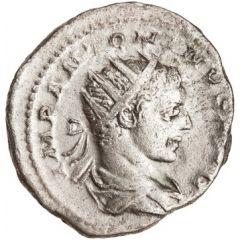Antoninianus - Elagabalus P M TR P II COS II P P, Providentia