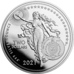 2 Dollars - Elizabeth II Leonardo da Vinci
