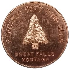 Token - Electric City Coin Club Great Falls, Montana