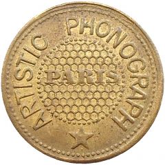Phonograph Token - Artistic Phonograph Paris