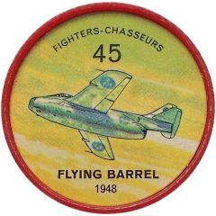 Token - Jell-O Aircraft #45, Flying Barrel