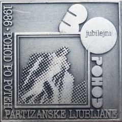 Medal - March along the wire Ljubljana