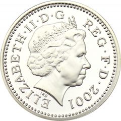 1 Pound - Elizabeth II Celtic Cross, Silver Piedfort