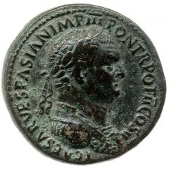 Sestertius - Titus and Domitian S C