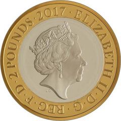 2 Pounds - Elizabeth II WWI Aviation, Silver Piedfort