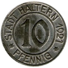 10 Pfennig - Haltern