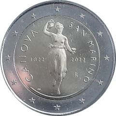 2 Euros Antonio Canova