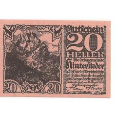 20 Heller Hinterstoder