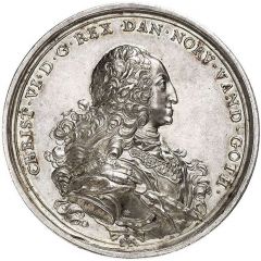 Medal - Christian VI Reformation Anniversary, Type 1, silver issue