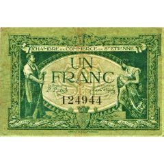 1 Franc - Chambre de Commerce de St-Etienne 42