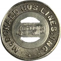 15 Cents - McDonald Bus Lines, Inc. Girard, Ohio