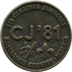 Medal - 5th Canadian Jamboree Kananaskis, Alberta