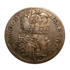 1 Carlino - Carlo VI and Elisabetta