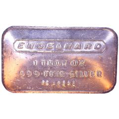 1 oz Silver Engelhard, Frosted reverse
