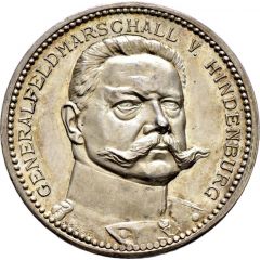 Medal - Field Marshal von Hindenburg the victorious over Russia