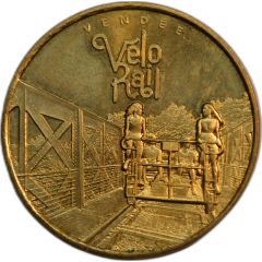 jeton monnaie de paris vendée vélo rail