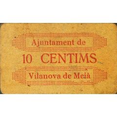 10 Céntimos Vilanova de Meià