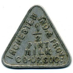 1/2 Pint Milk - Irchester Ind and Prov CS Northamptonshire