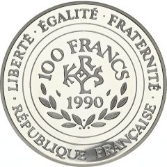 100 Francs / 15 Ecus Charlemagne
