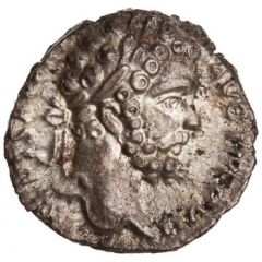 Denarius - Septimius Severus ARAB ADIAB COS II P P, Victory