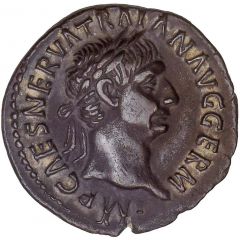 Denarius - Trajan P M TR P COS II P P, Germania