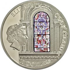 10 Dollars - Elizabeth II Sacre Coeur