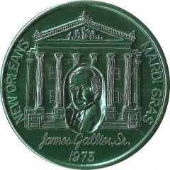 Mardi Gras Token - Krewe of Crescent City - James Gallier New Orleans, Louisiana