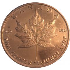 1 Ounce - Canada Eagle & Maple Leaf
