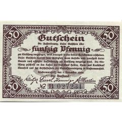 50 Pfennig Einkaufsvereinigung der Kaufleute des Mansfelder Gebirgs- und Seekreises